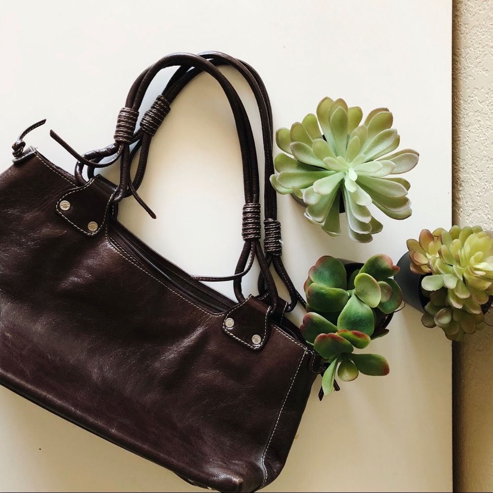 Brown Prune Handbag